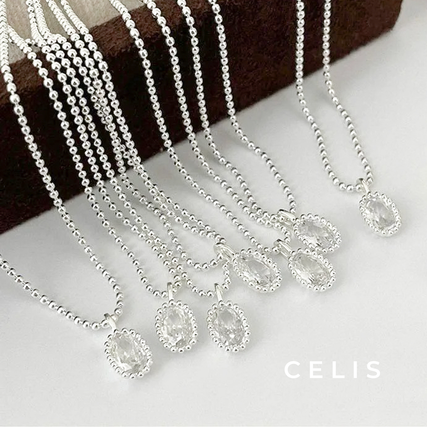 Zirconia Drop Necklace