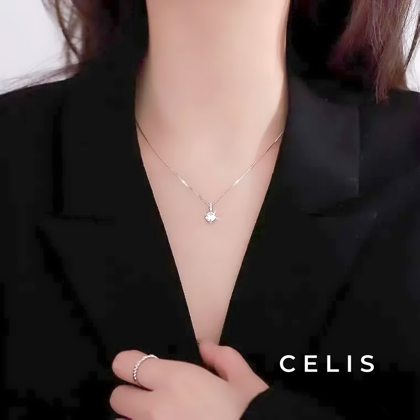 Shiny Zirconia Necklace