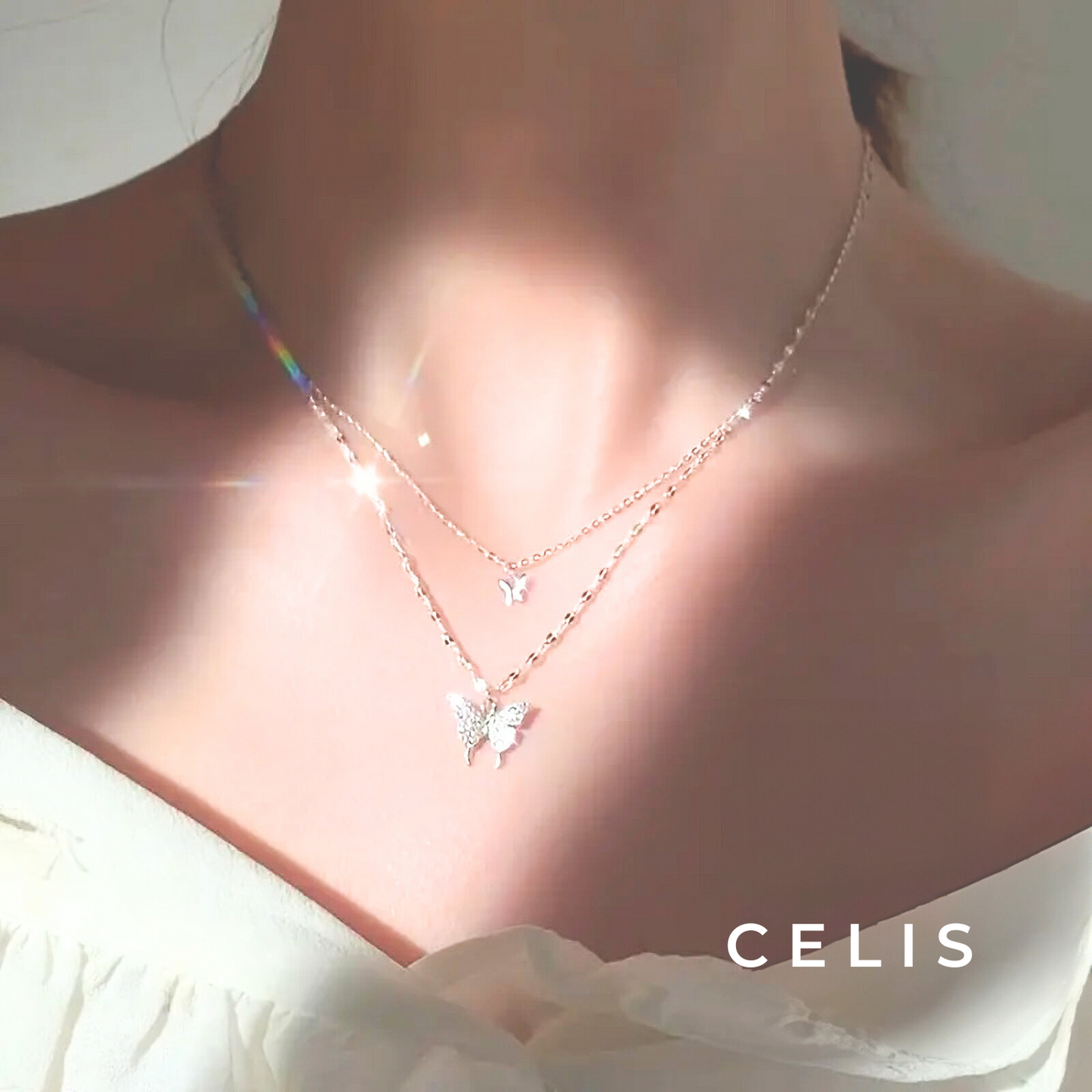 Butterfly Layered Necklace