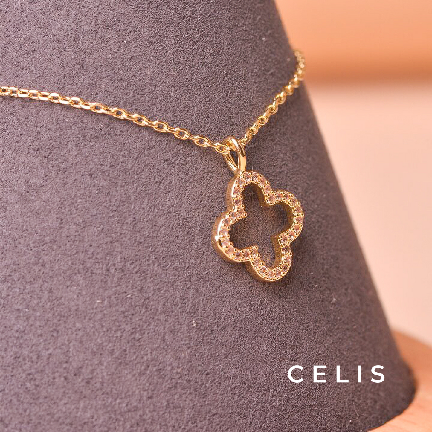 Glitter Blossom Necklace