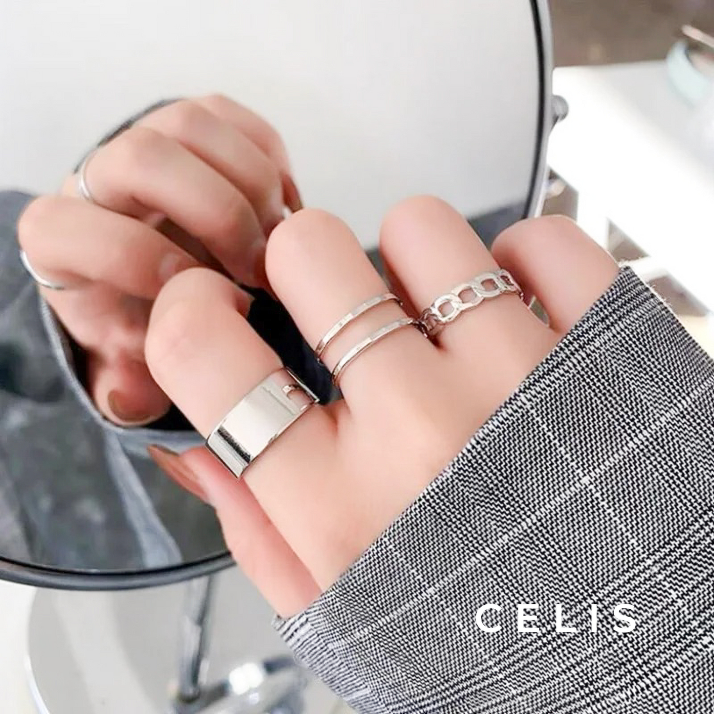 Minimal Ring 3Pcs Set