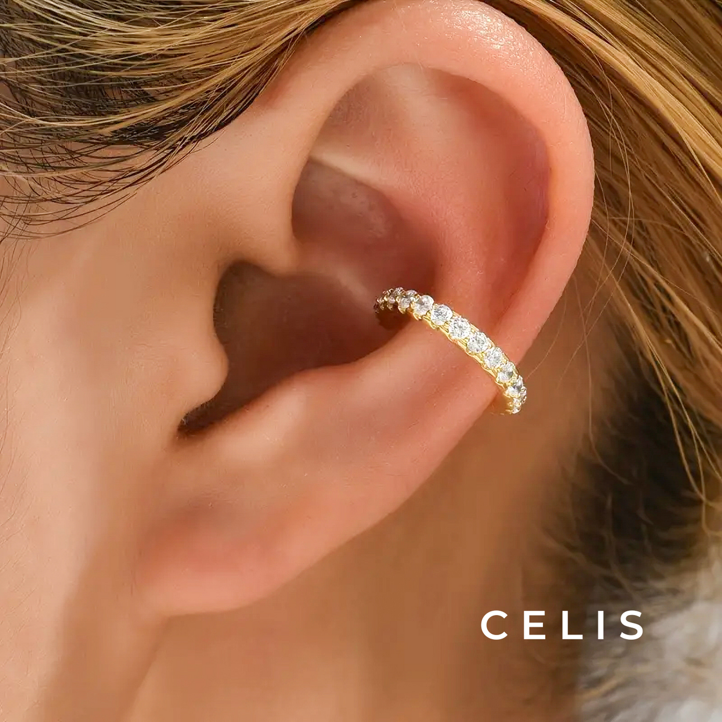 Simple Zirconia Ear Cuff