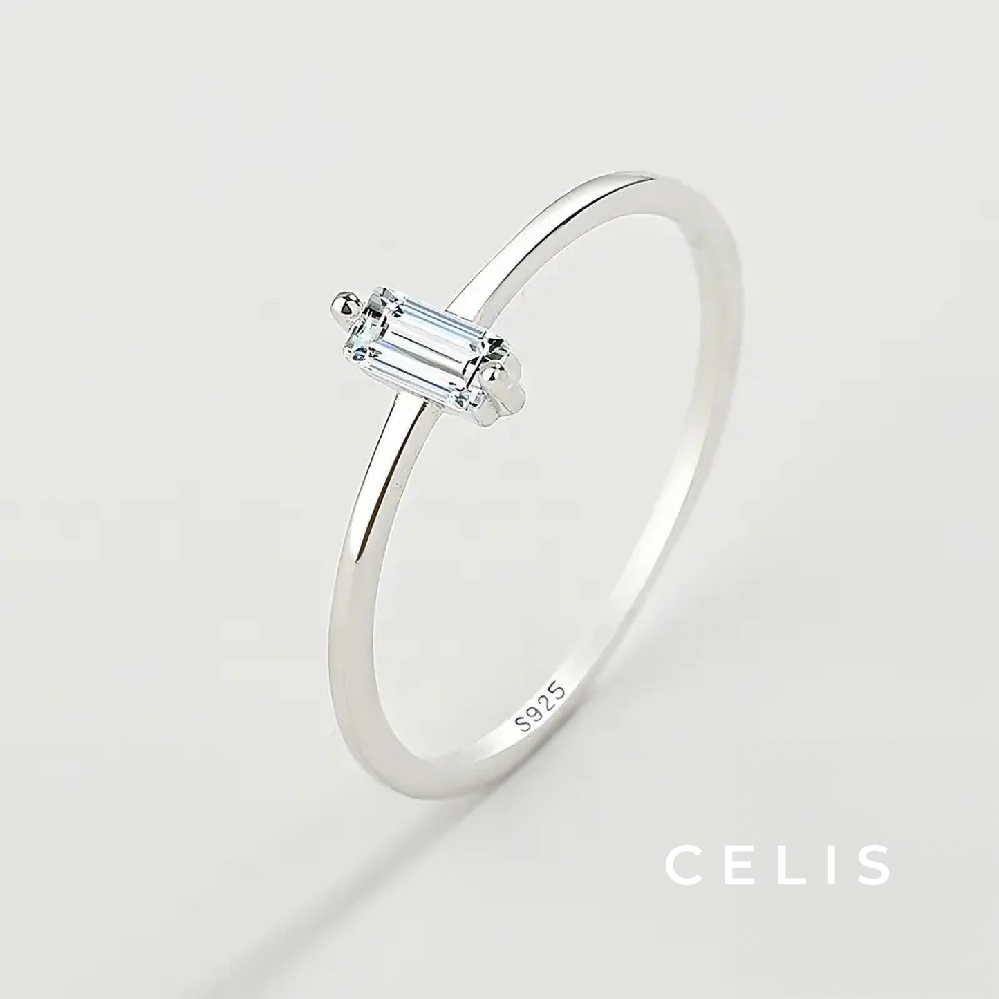 【Limited Item】 Minimal Baguette Cut Ring