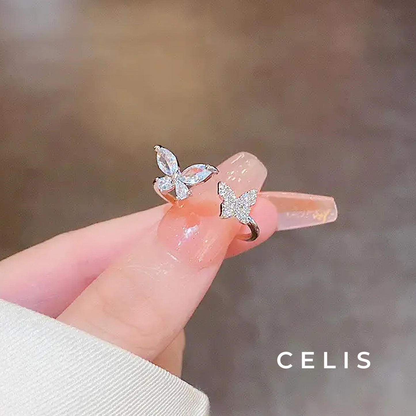 Elegant Butterfly Ring