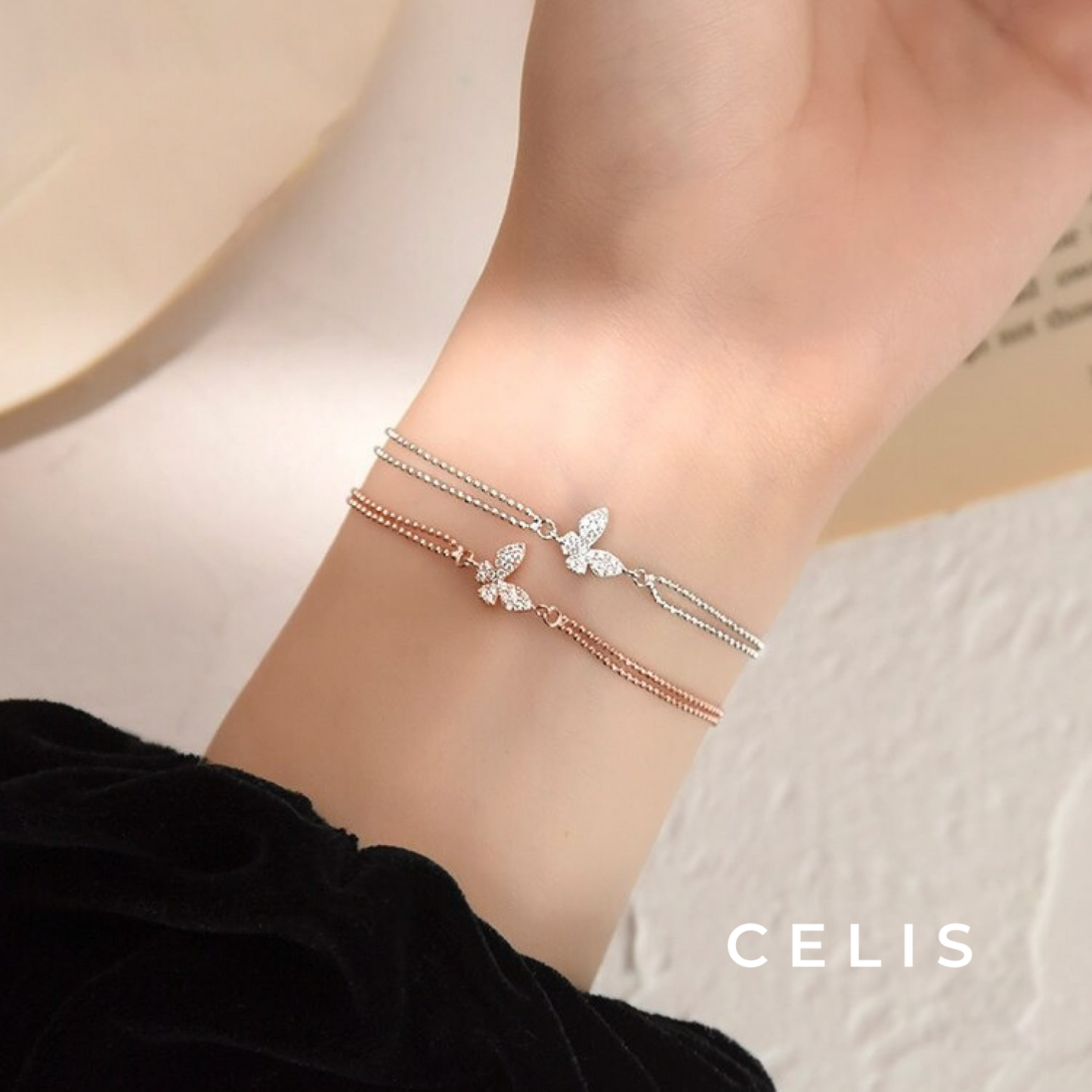 Butterfly Zirconia Bracelet