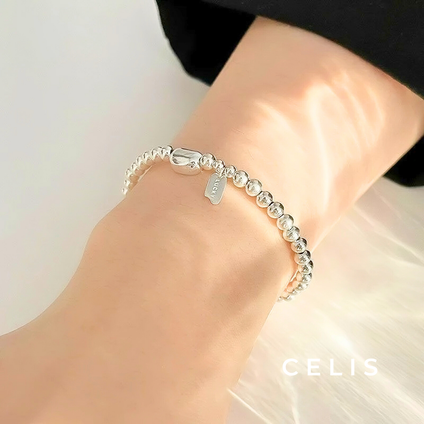 Ball Chain Bracelet Silver