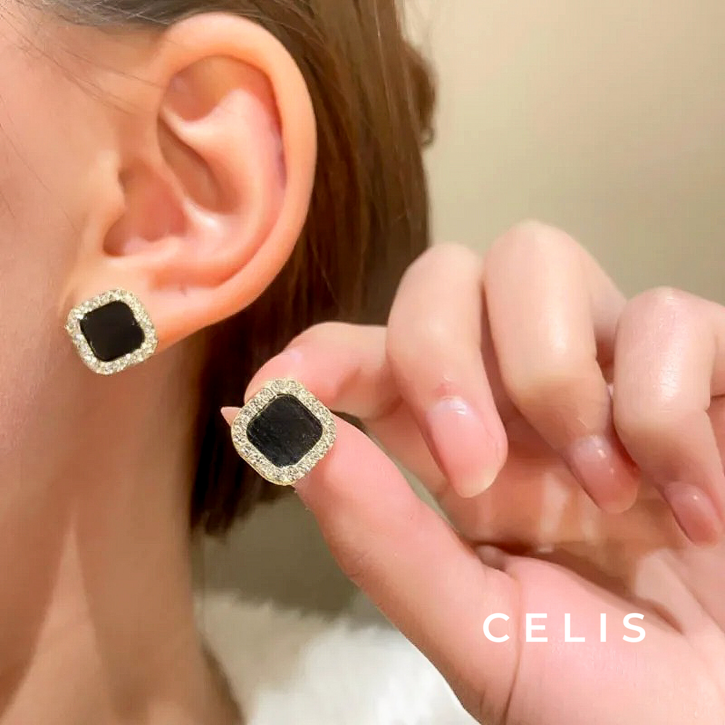 Noir Elegance Earrings
