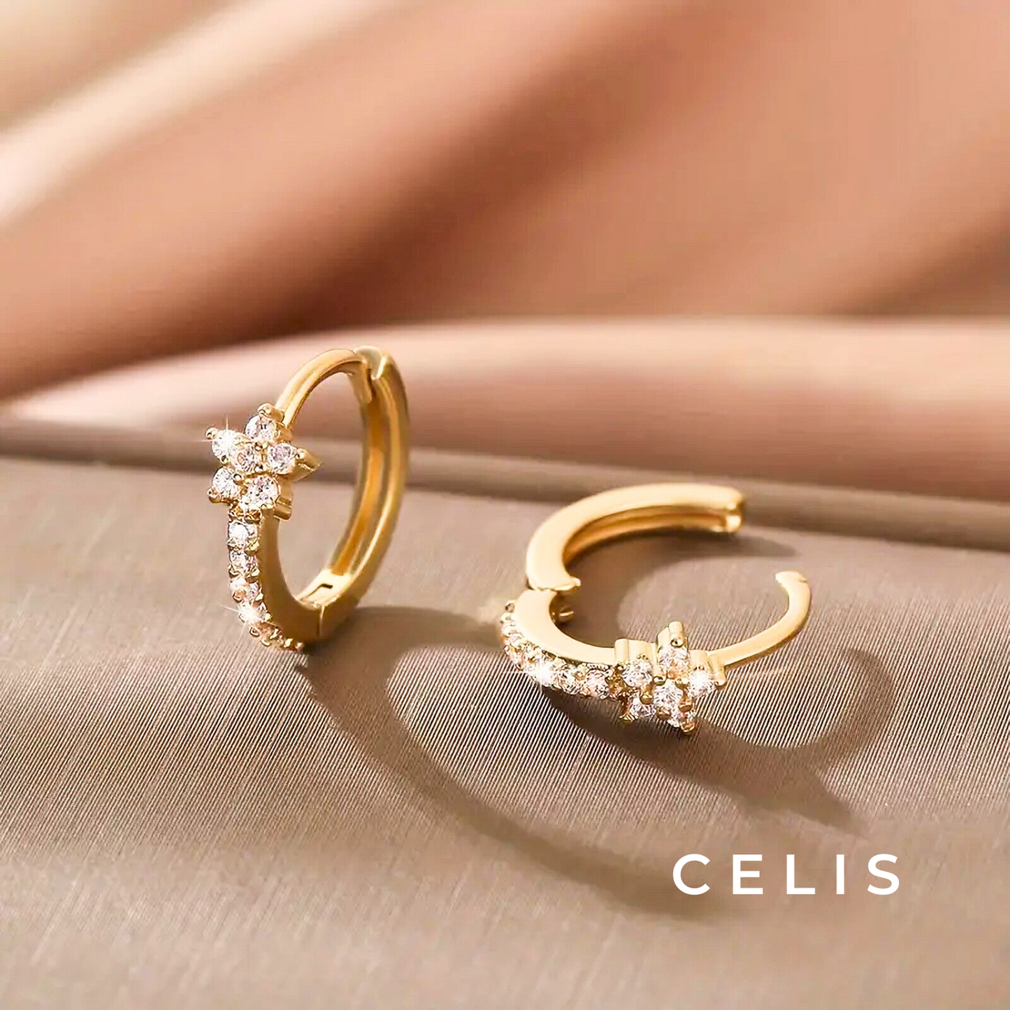 Elegant Flower Earrings