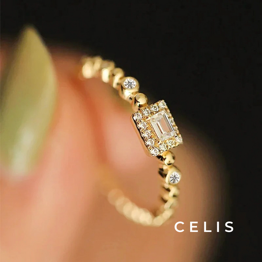 【Limited Item】 Baguette Cut Zirconia Ring