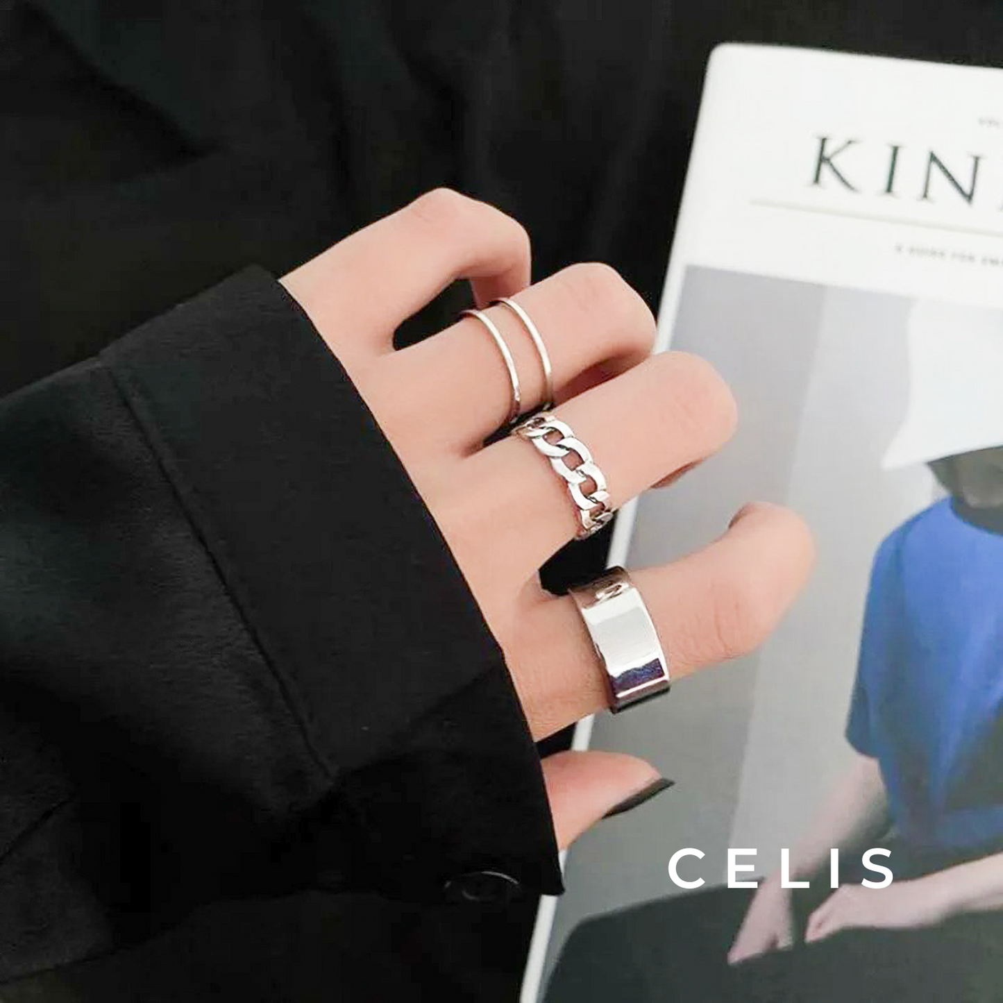 Minimal Ring 3Pcs Set