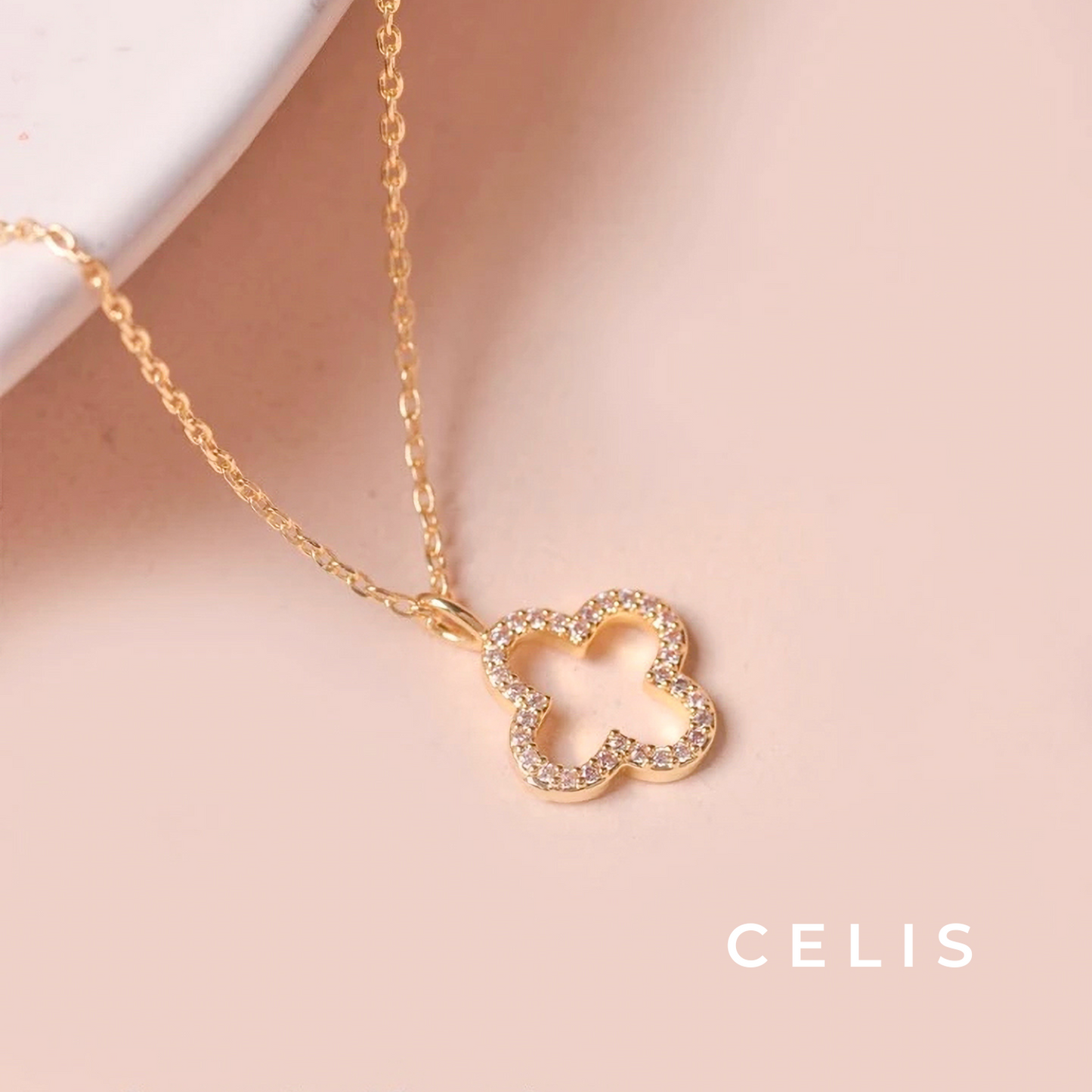 Glitter Blossom Necklace