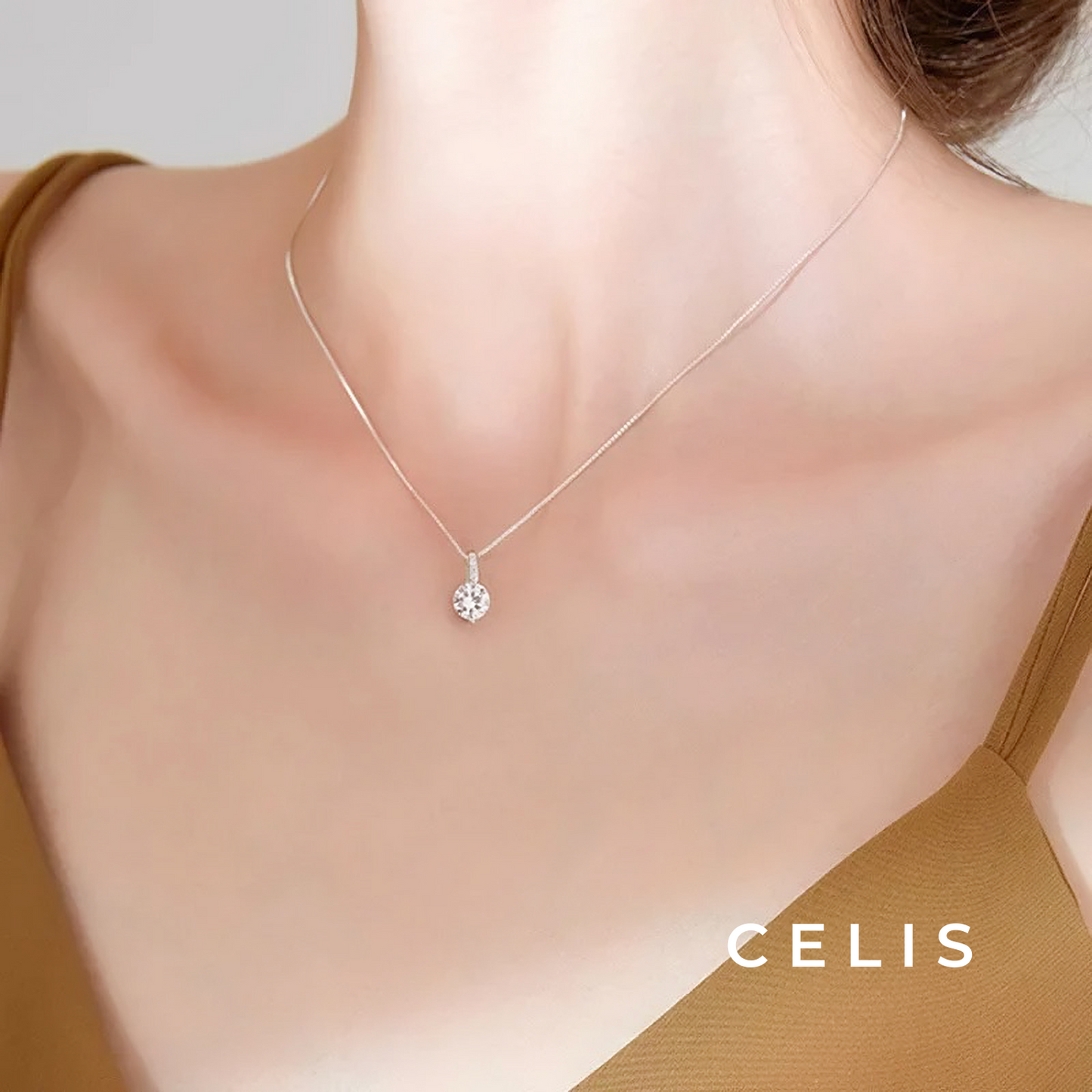 Shiny Zirconia Necklace