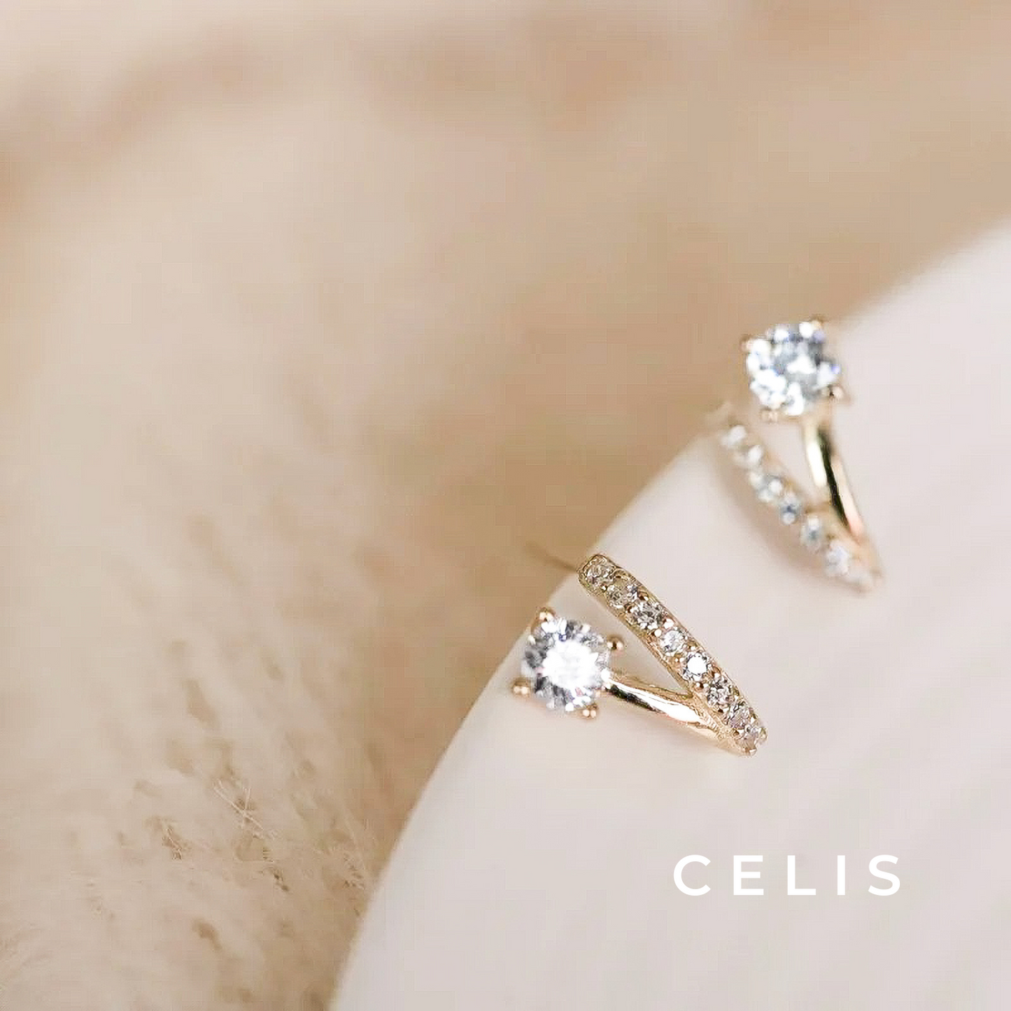 Elegant Zirconia Earrings