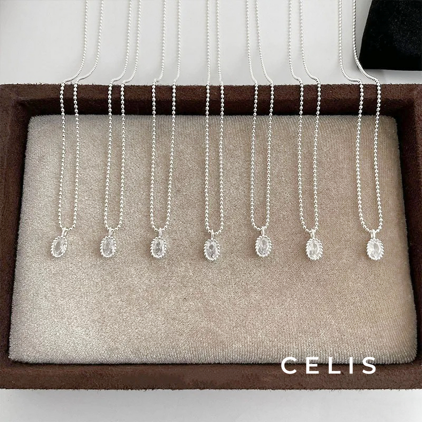 Zirconia Drop Necklace