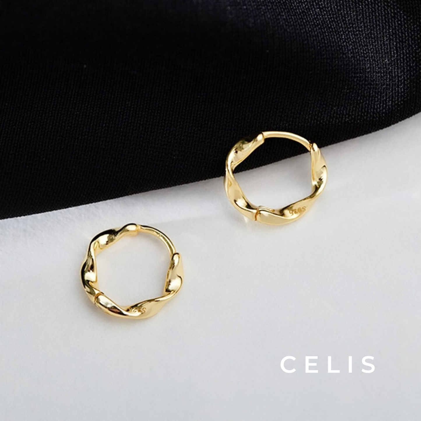 Twisted Ring Earrings