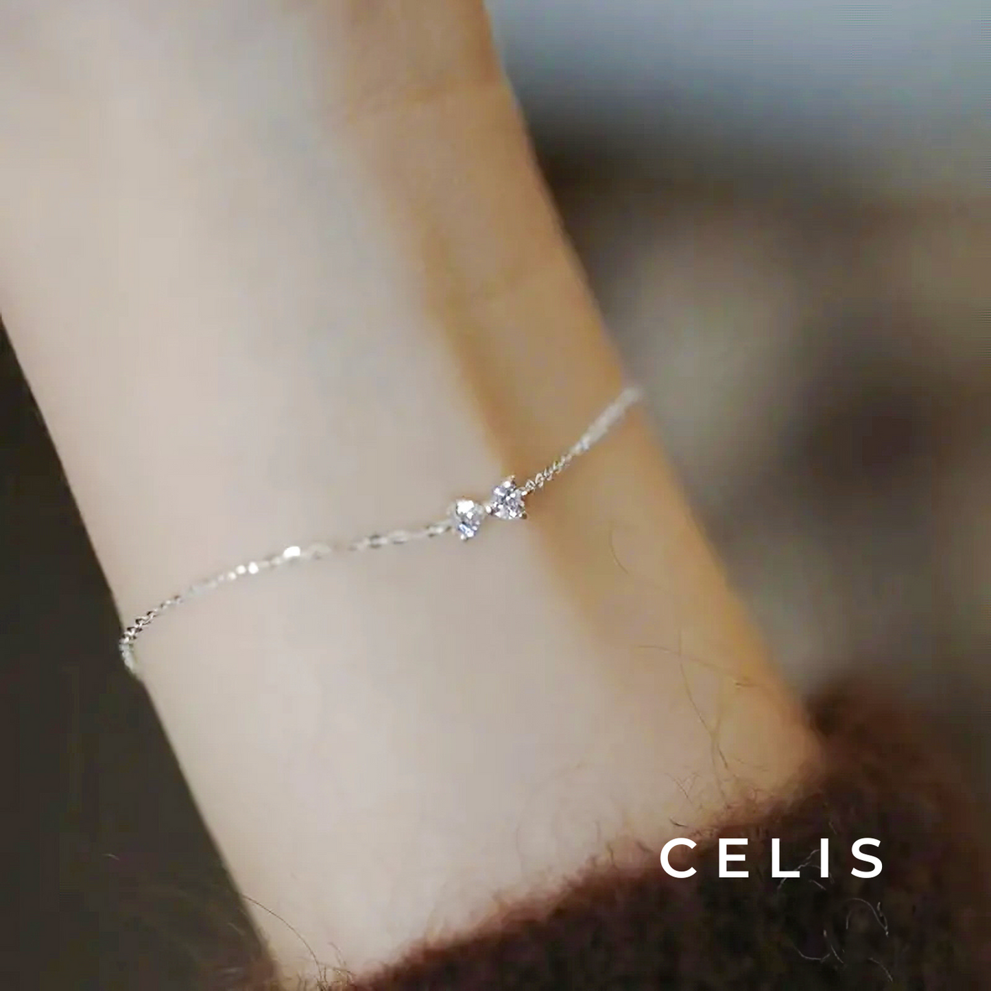 【Limited Item】 Zirconia Ribbon Elegance Bracelet