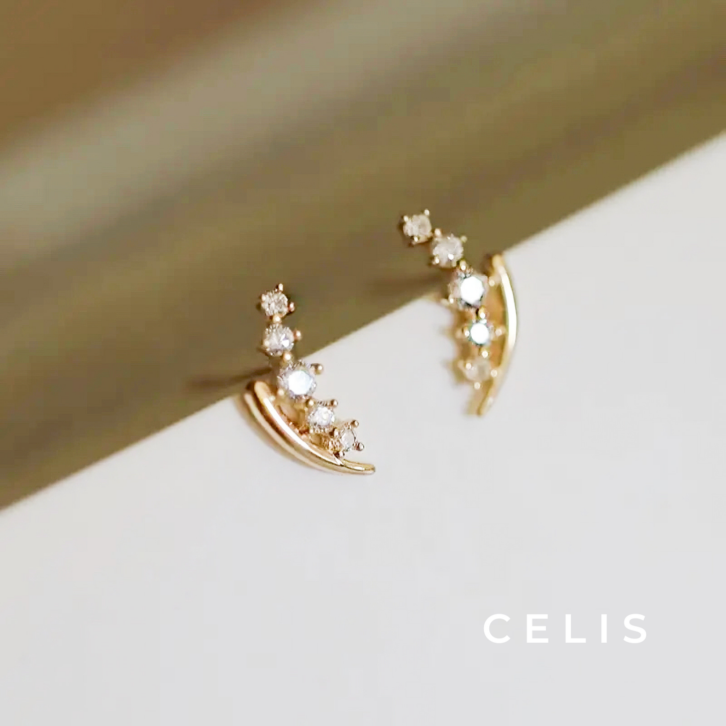 【Limited Item】 Zirconia Weep Earrings