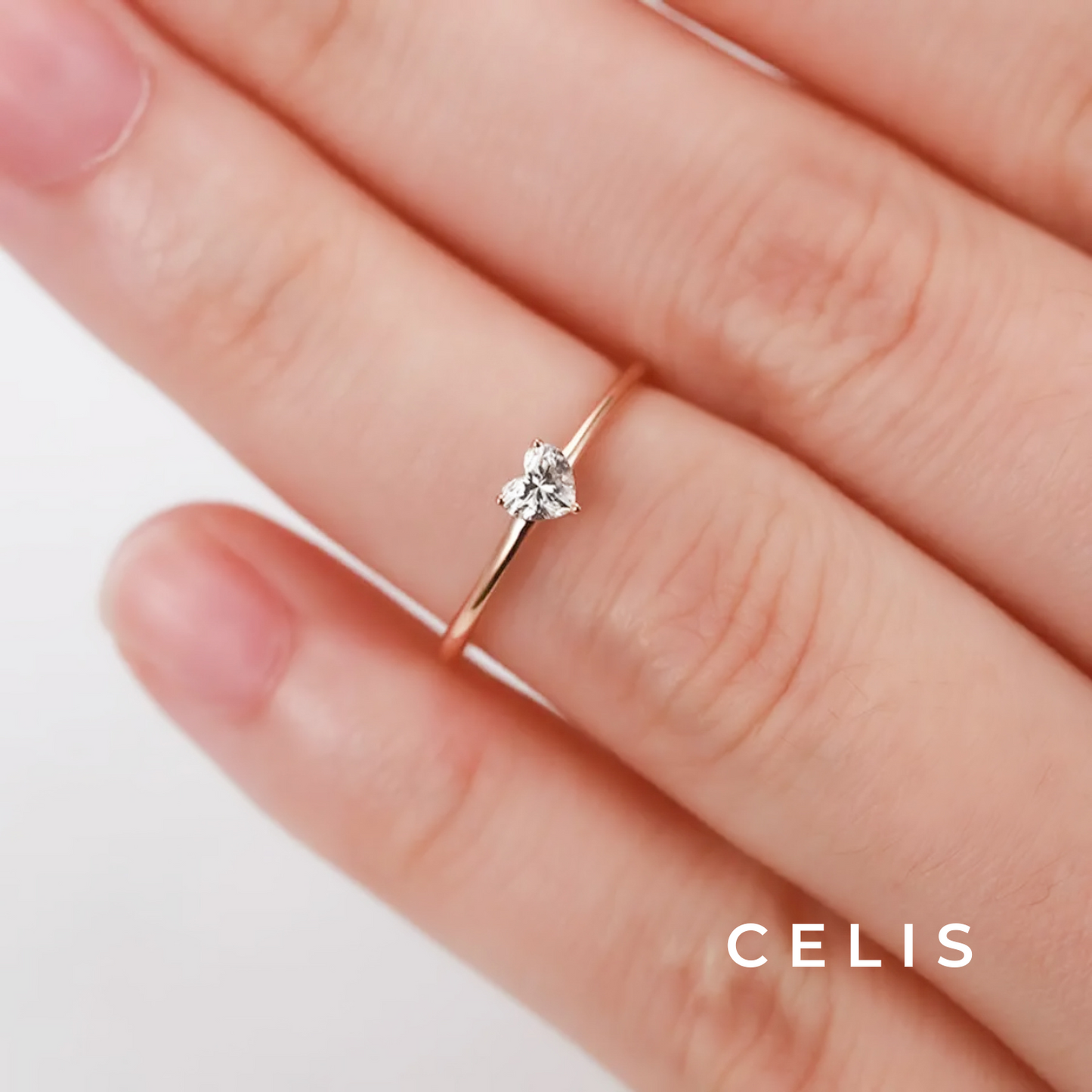 【Limited Item】 Minimum Heart Zirconia Ring