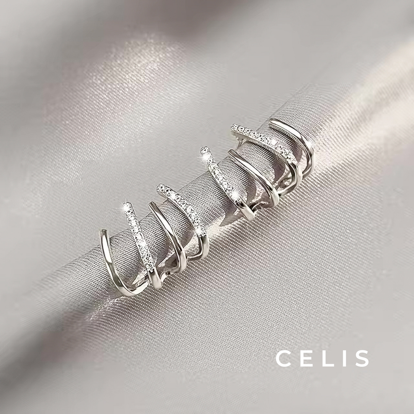 Crystal Twist Earrings