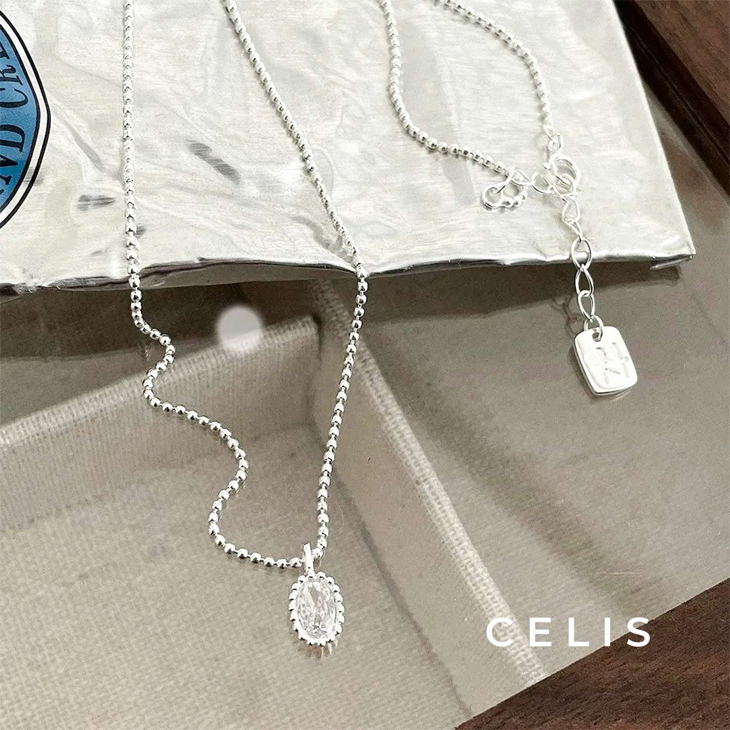 Zirconia Drop Necklace