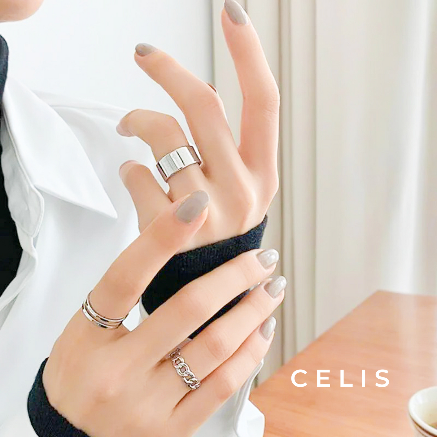 Minimal Ring 3Pcs Set