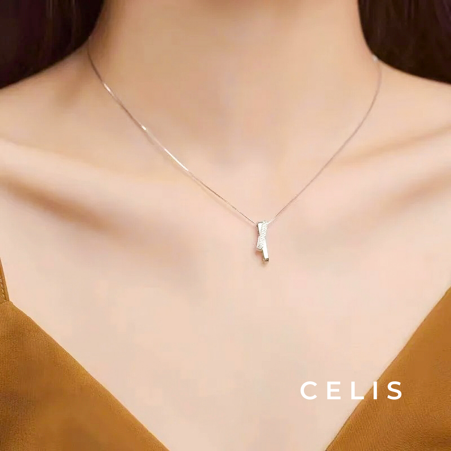 【Limited Item】 Dual Zirconia Necklace