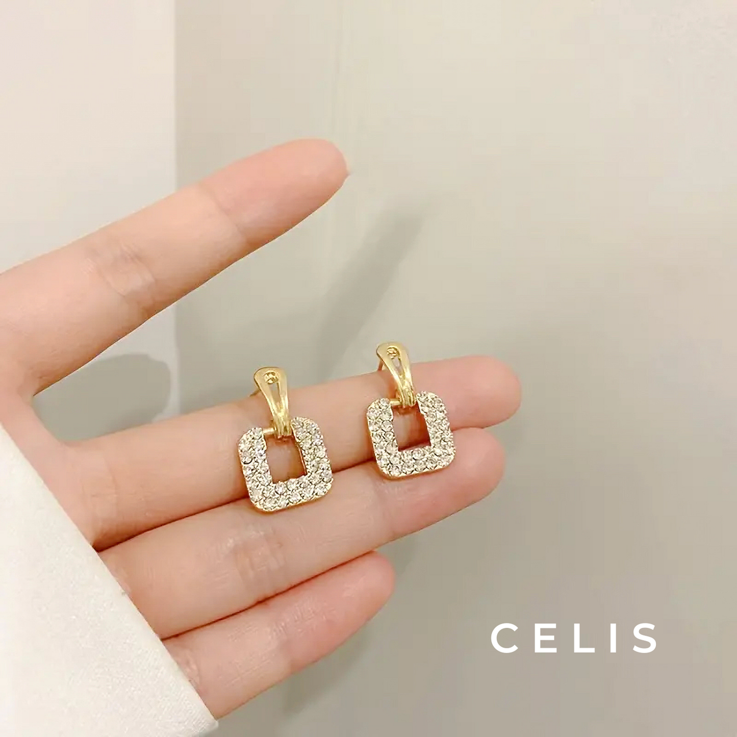 Luxury Square Zirconia Earrings