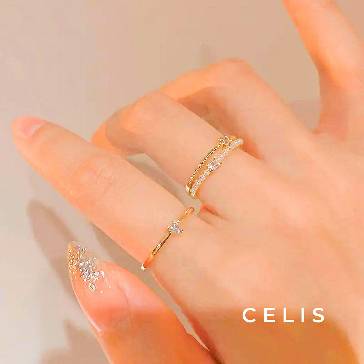 【Limited Item】 Elegant Stack Ring