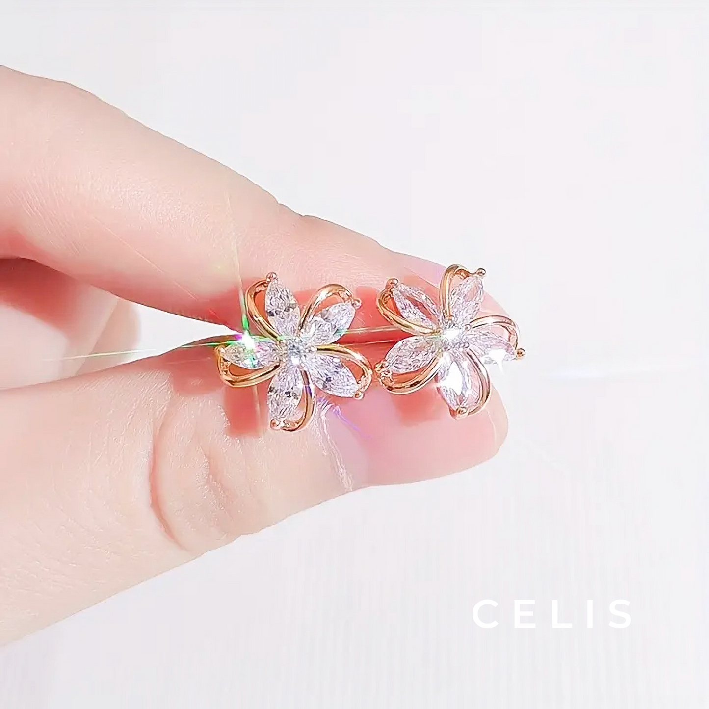 Shining Flower Earrings