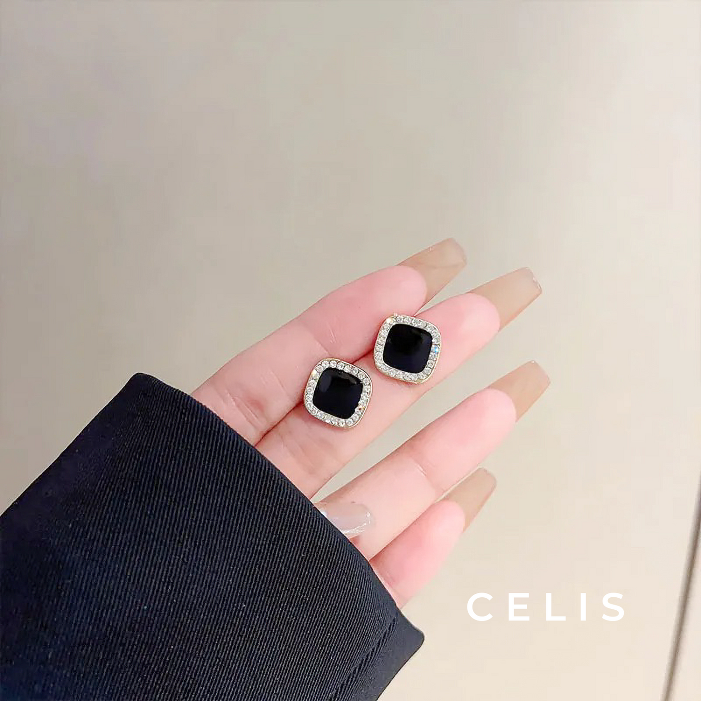 Noir Elegance Earrings