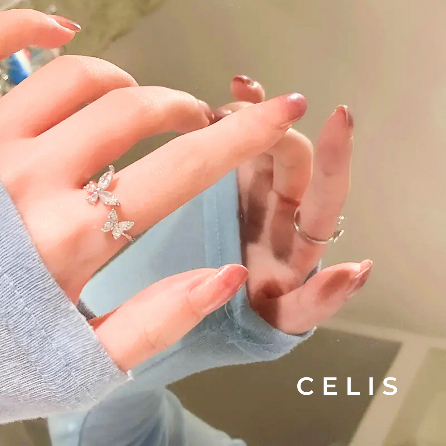 Elegant Butterfly Ring