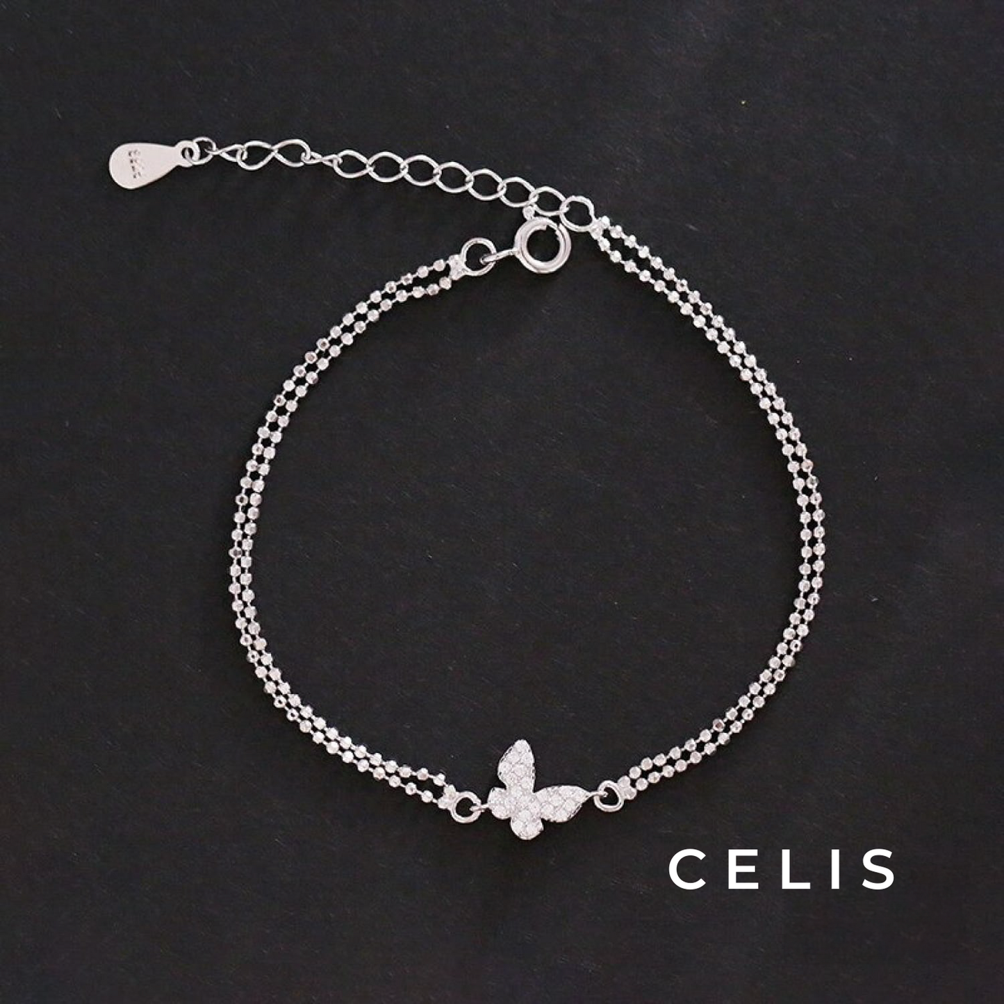 Butterfly Zirconia Bracelet