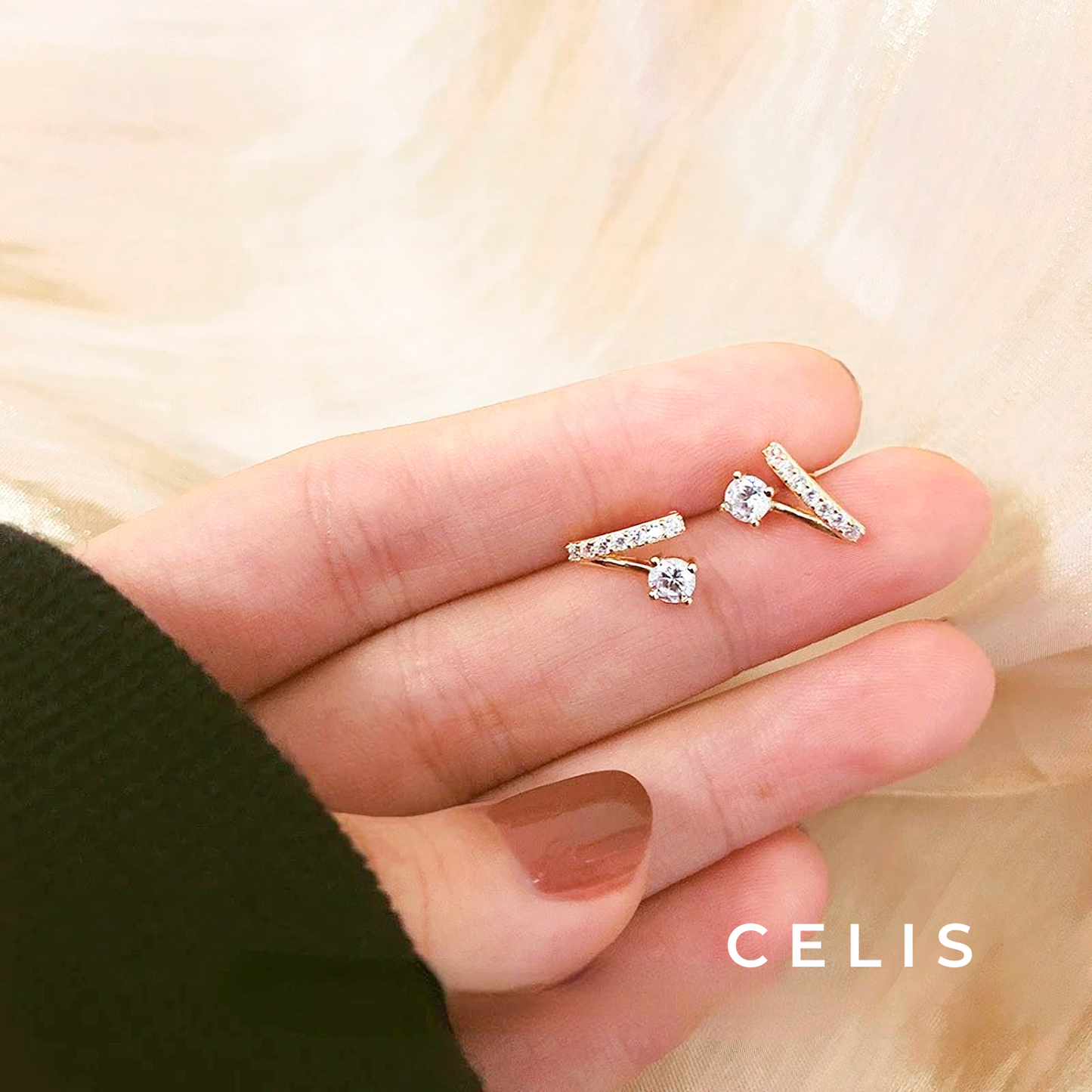 Elegant Zirconia Earrings