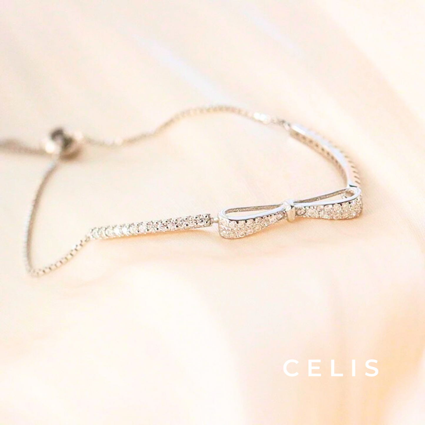 Ribbon Zirconia Bracelet