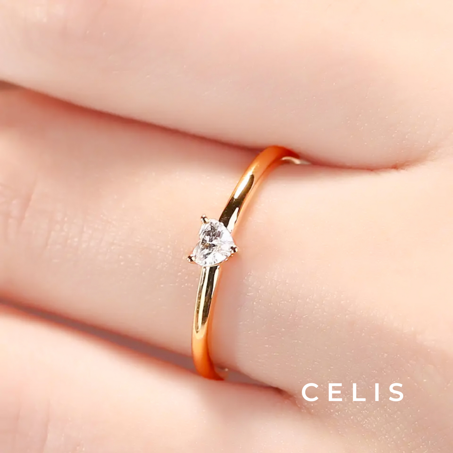 【Limited Item】 Minimum Heart Zirconia Ring