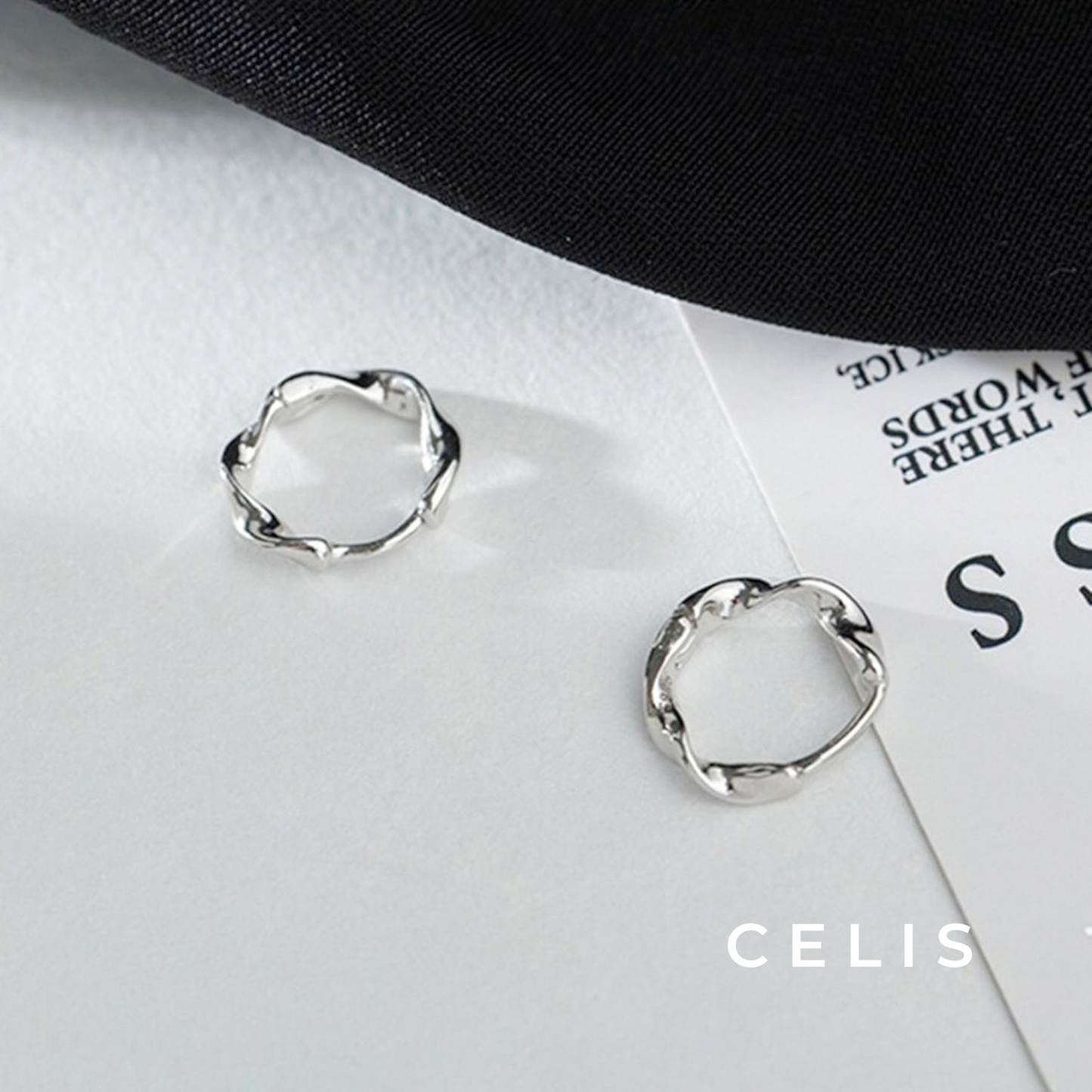 Twisted Ring Earrings