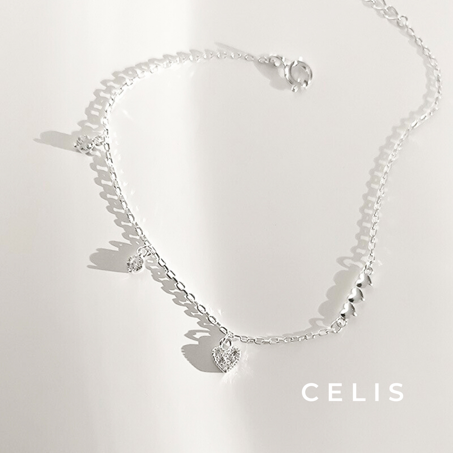 Small Heart Zirconia Bracelet