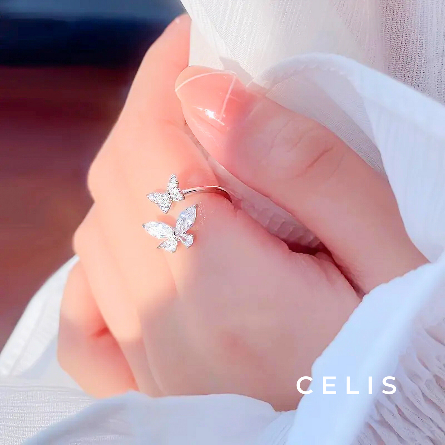 Elegant Butterfly Ring