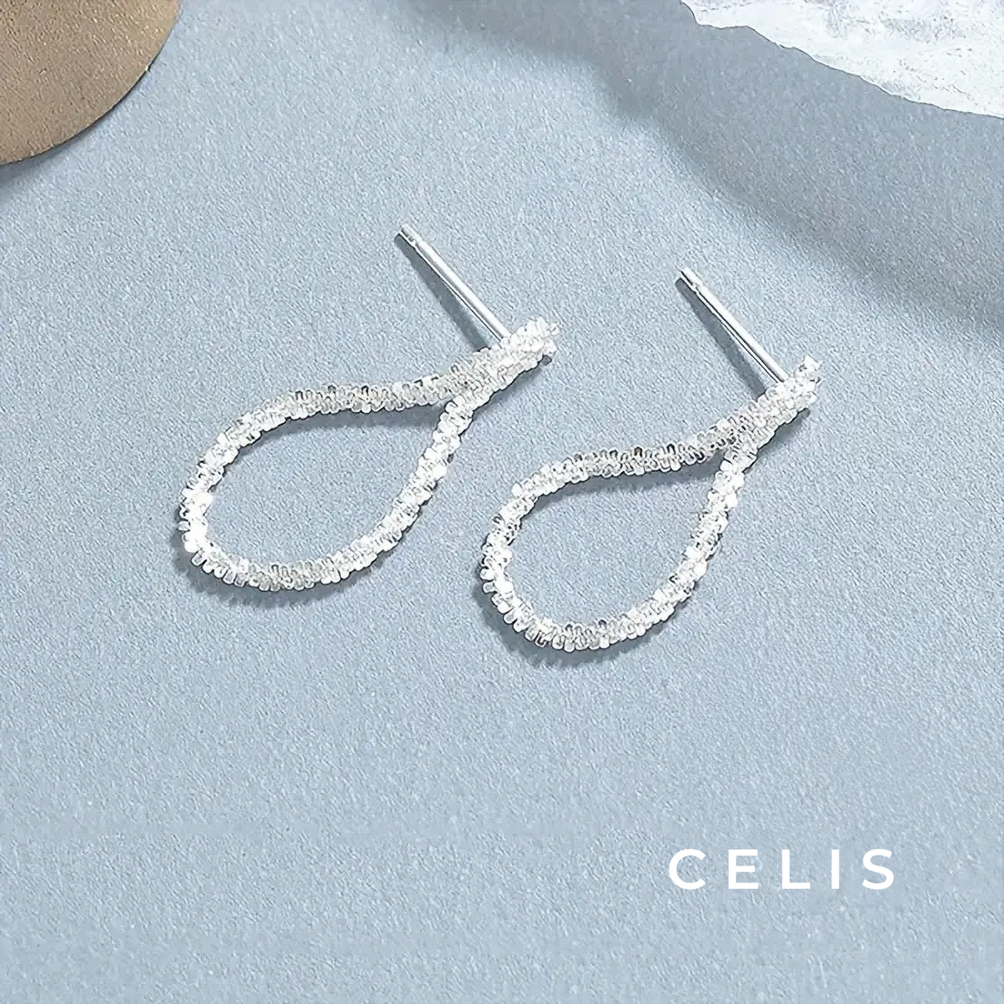 Diamond Cut Chain Earrings