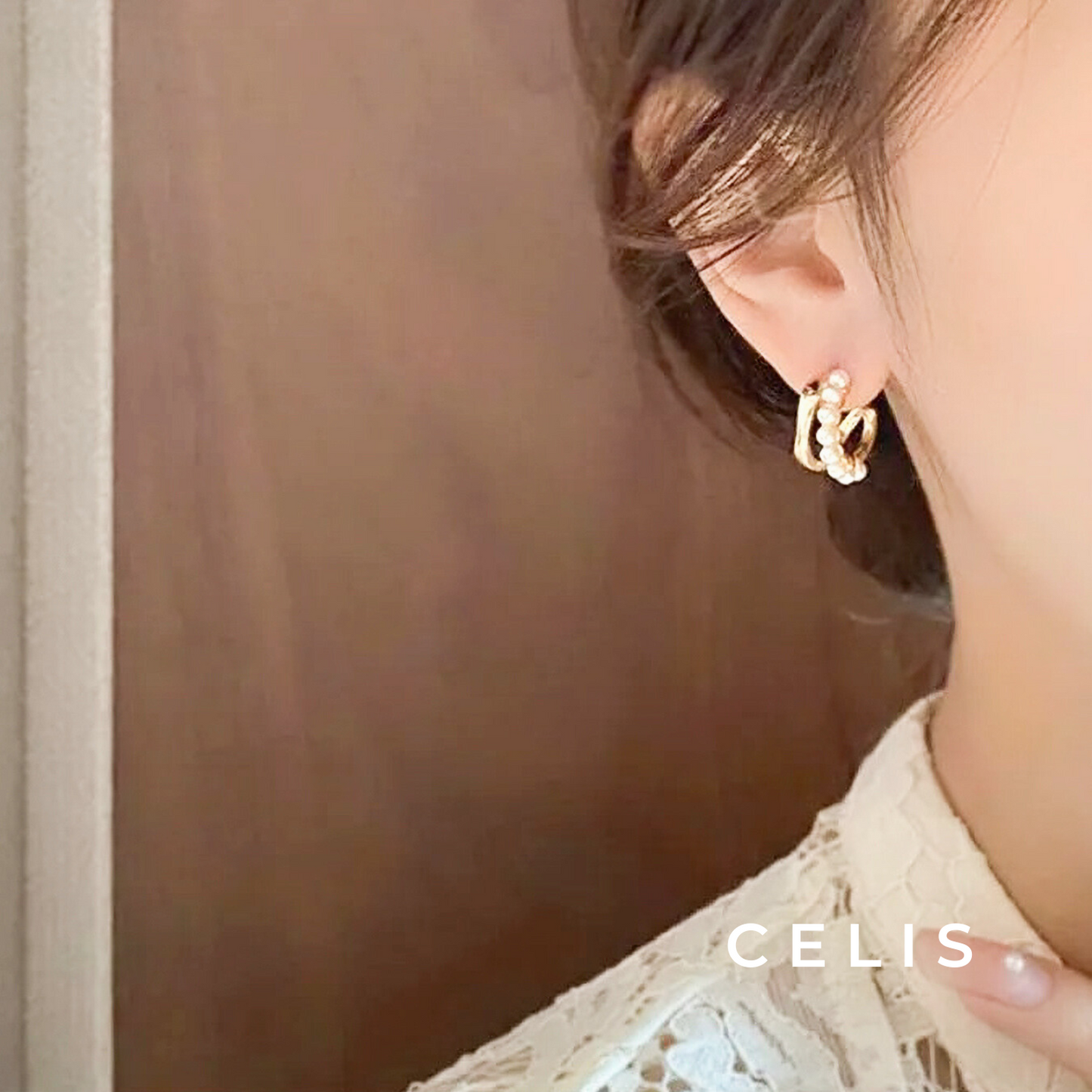 Dual Pearl Earrings