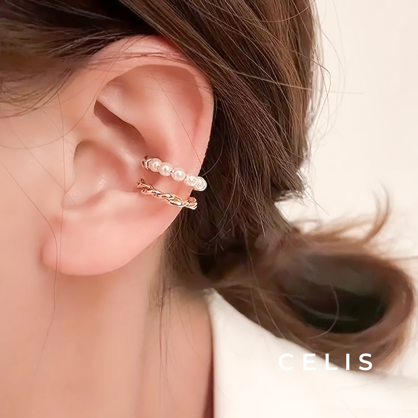 Pearl Layered Ear Cuff