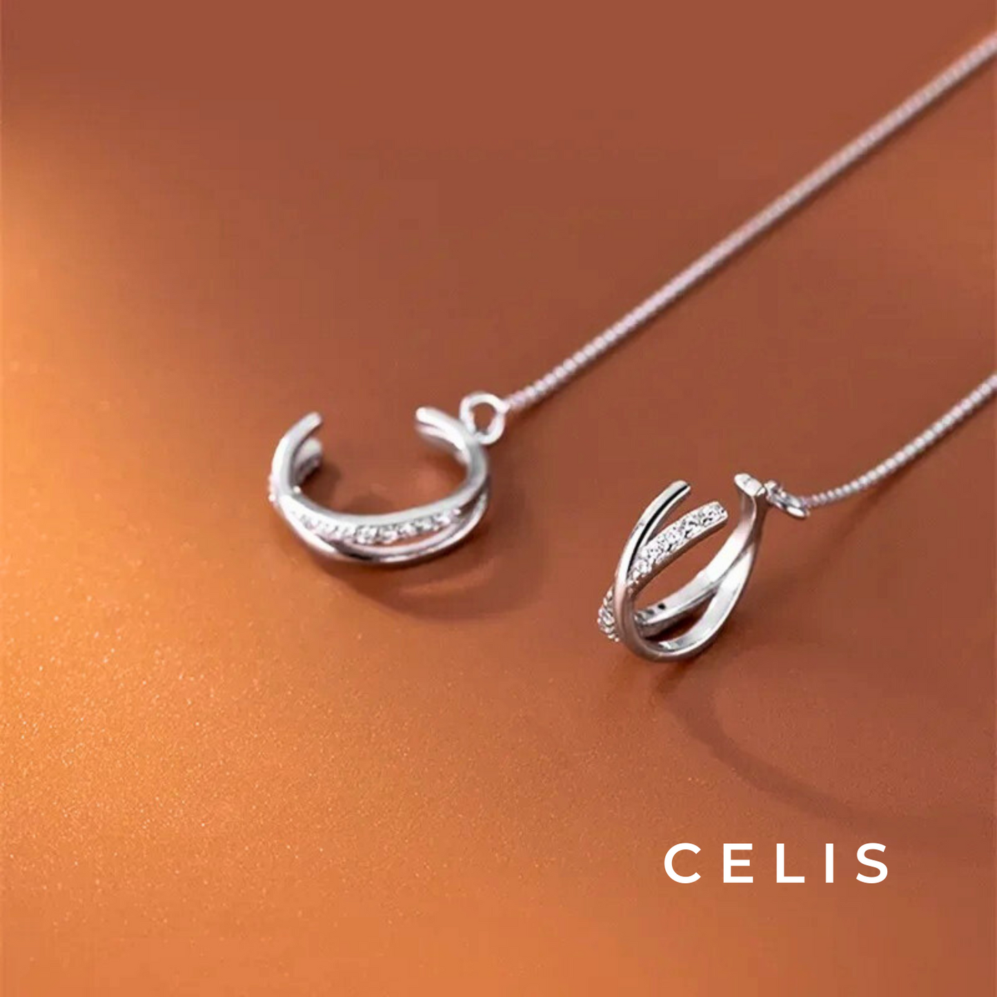 Thread Chain Earrings