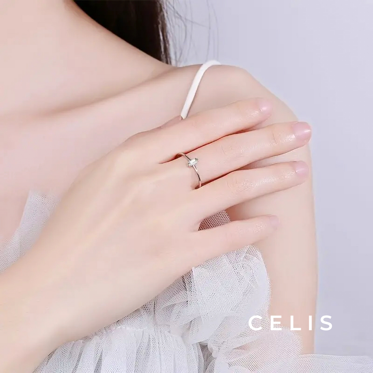【Limited Item】 Minimal Baguette Cut Ring
