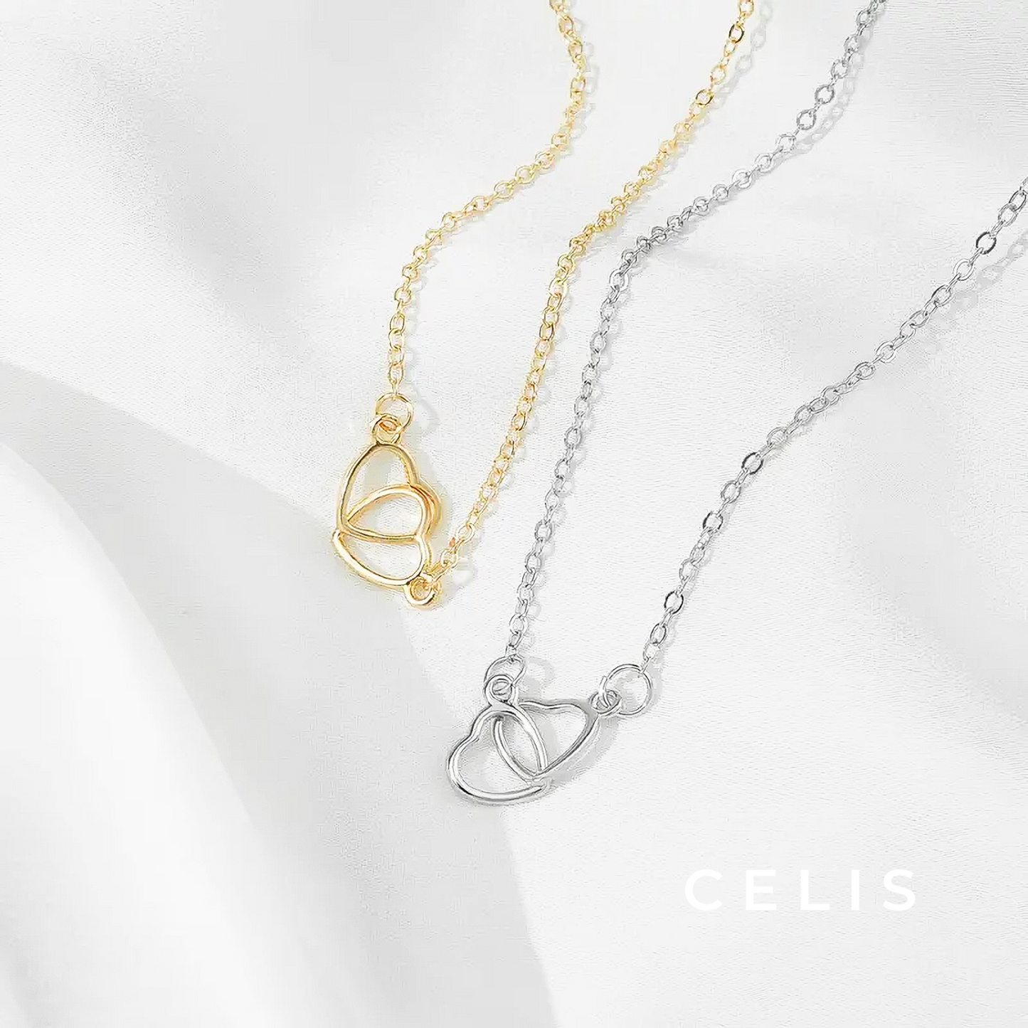 Double Heart Necklace