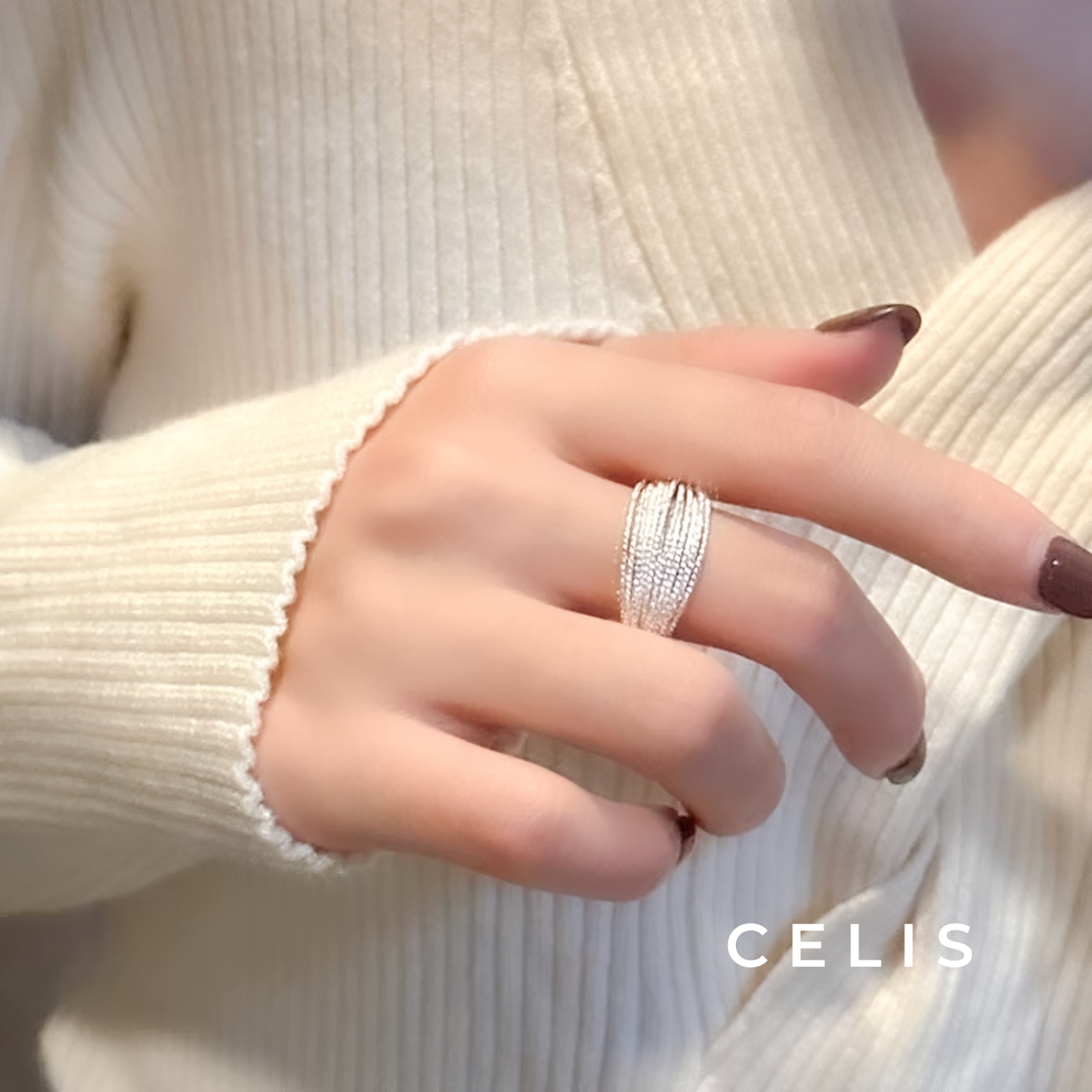 Elegant Whisper Ring