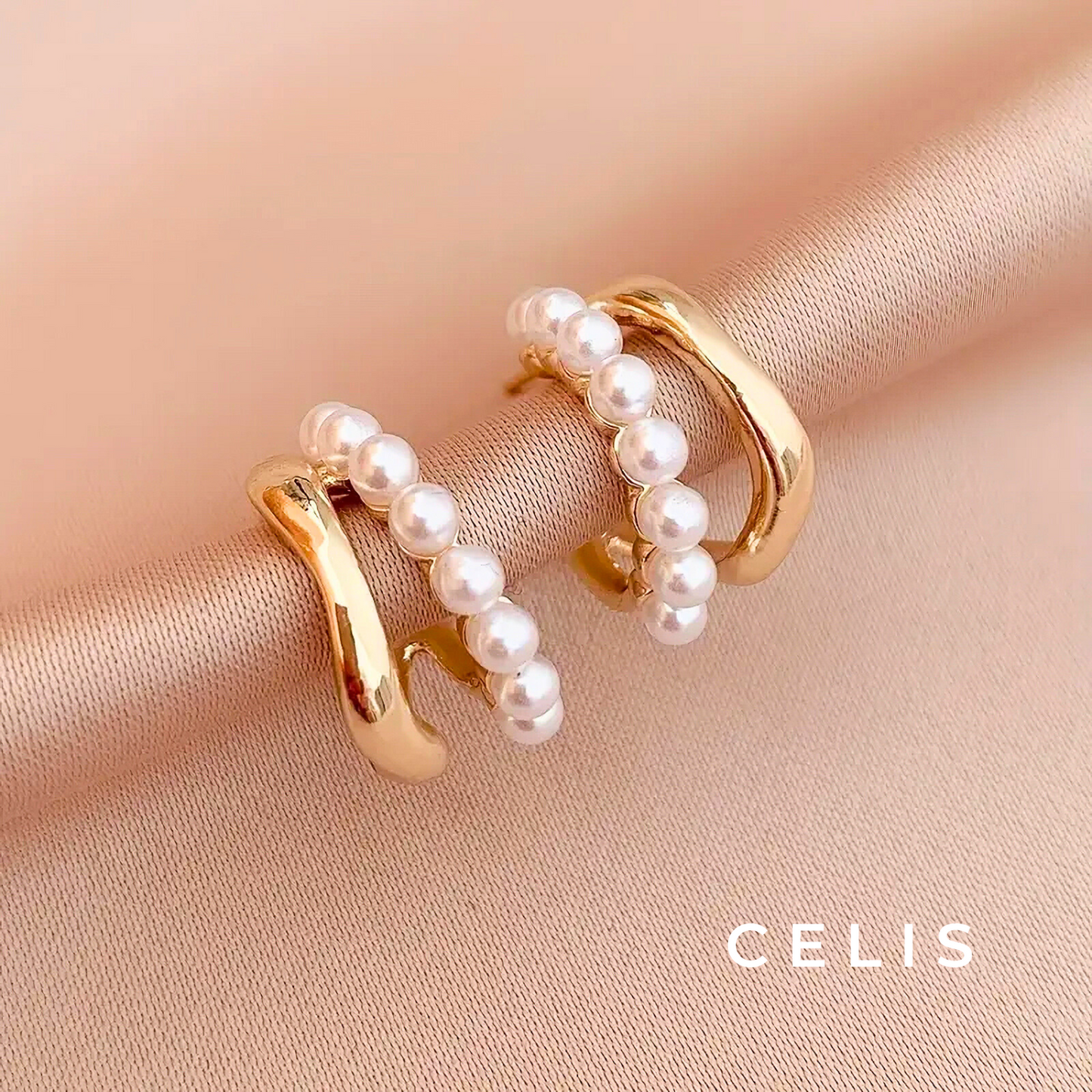 Dual Pearl Earrings