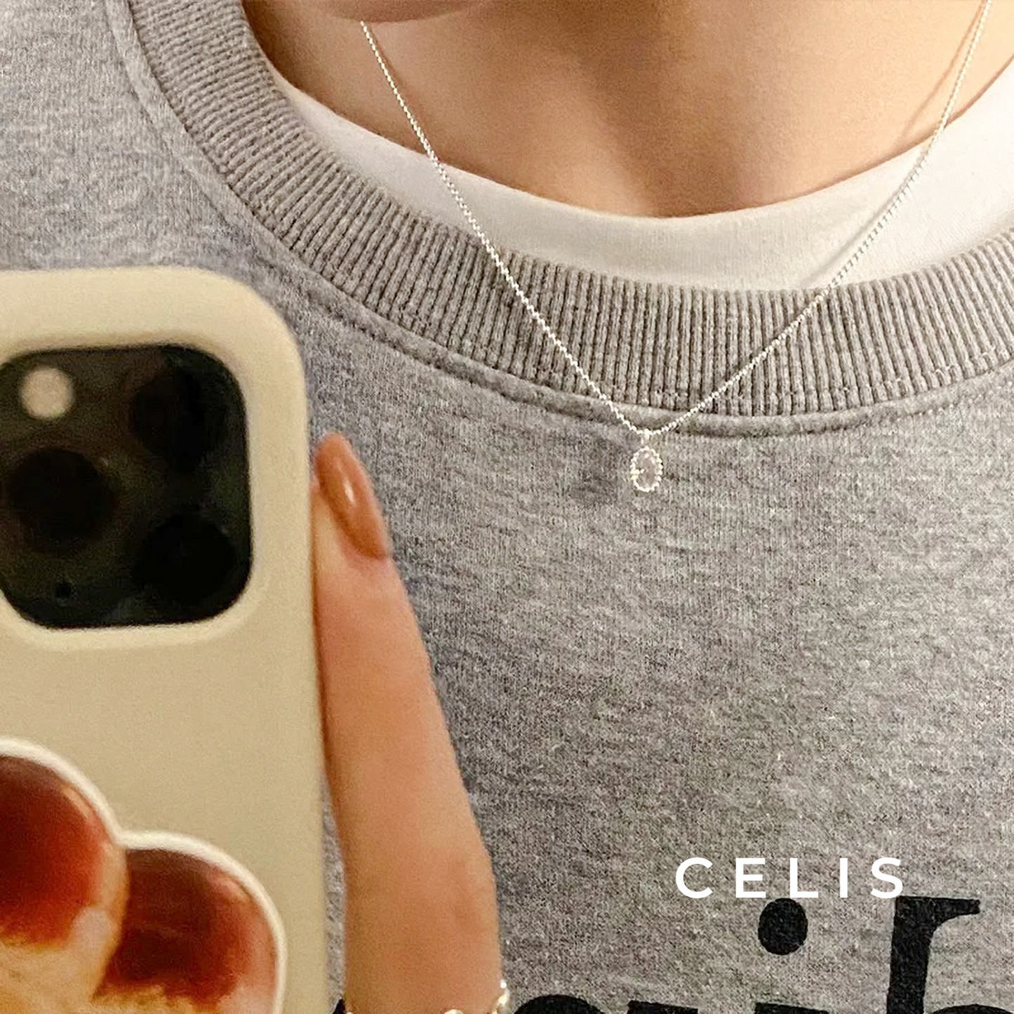 Zirconia Drop Necklace