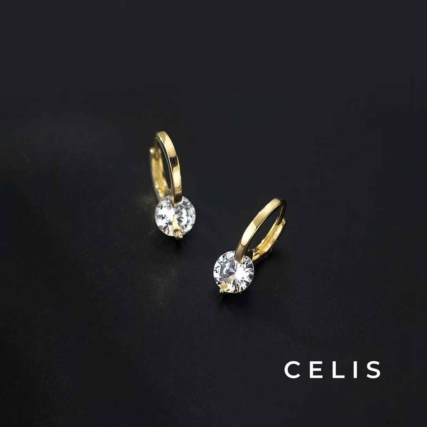 Zirconia Mini Hoop Earrings