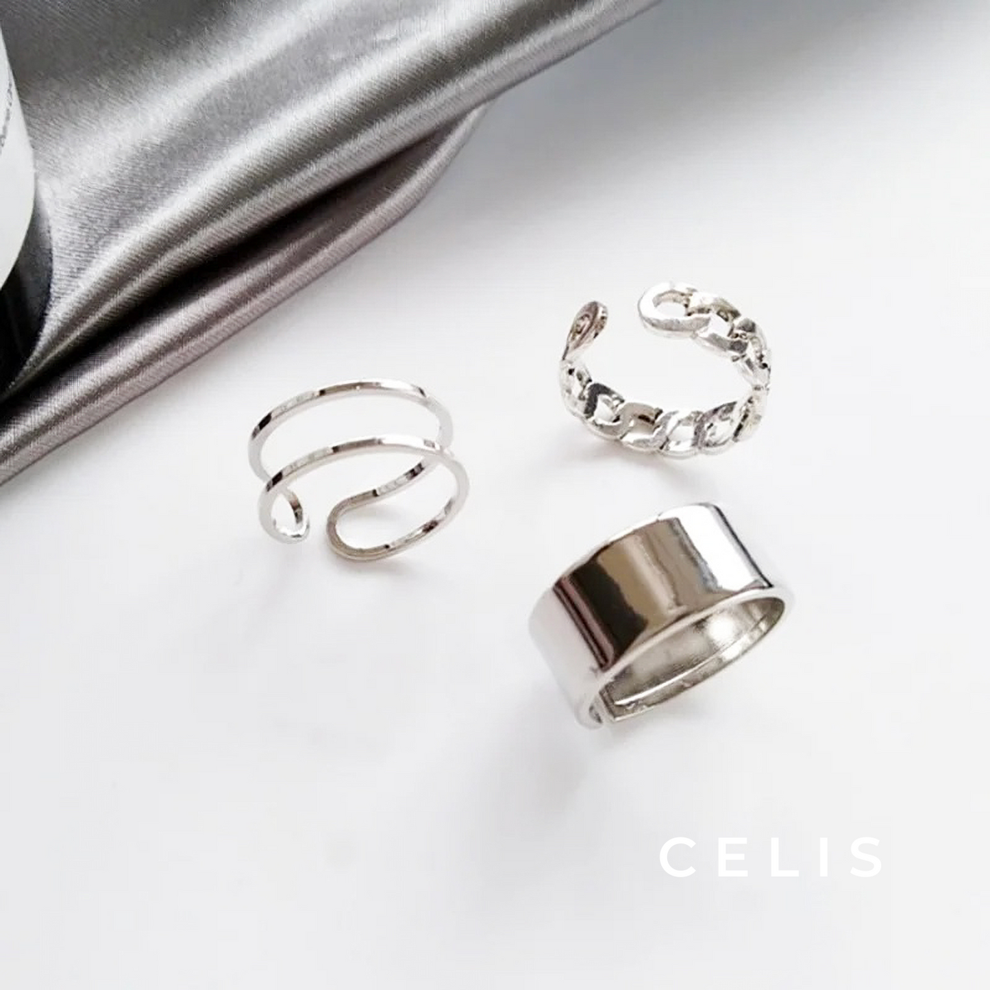 Minimal Ring 3Pcs Set