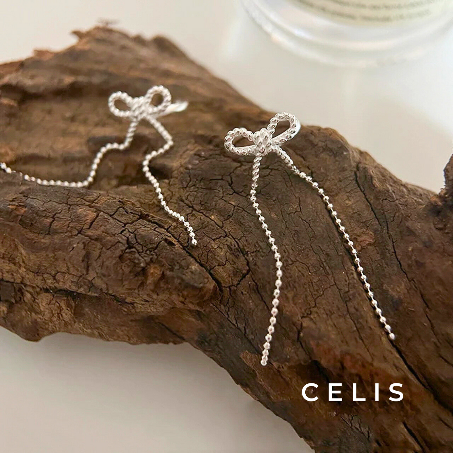 Ribbon Tassel Ear Cuff